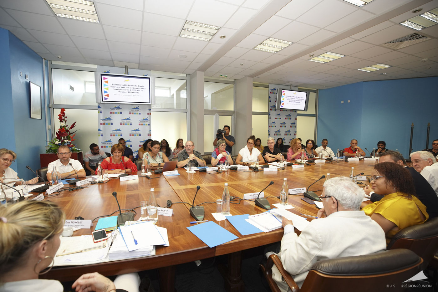 Rencontre entre le CCC et le Président de Région
