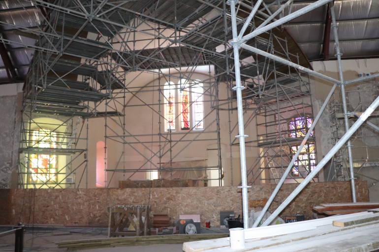 L’église de la Conversion de Saint-Paul récupère son clocheton