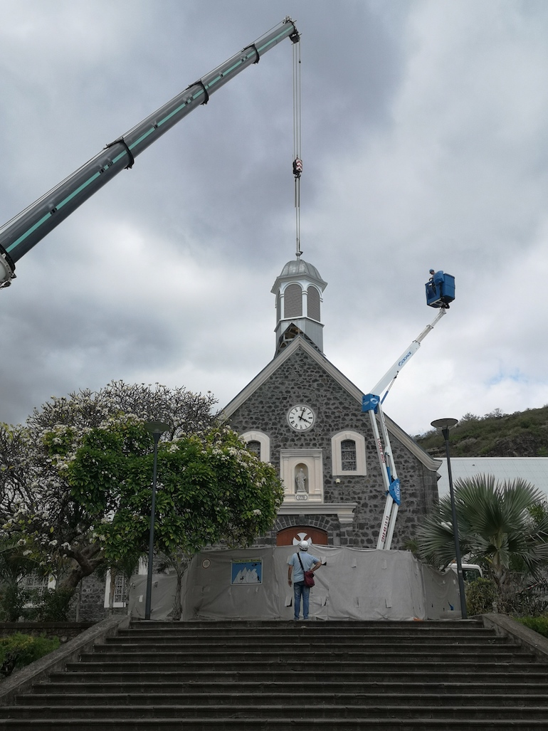 L’église de la Conversion de Saint-Paul récupère son clocheton