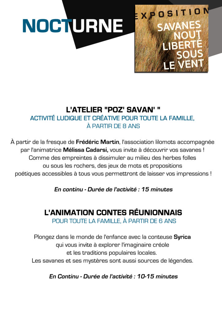 Première nocturne de l’exposition Savanes à la Maison Serveaux