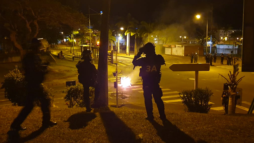 ? Situation tendue au Chaudron ce jeudi soir, les forces de l'ordre mobilisées