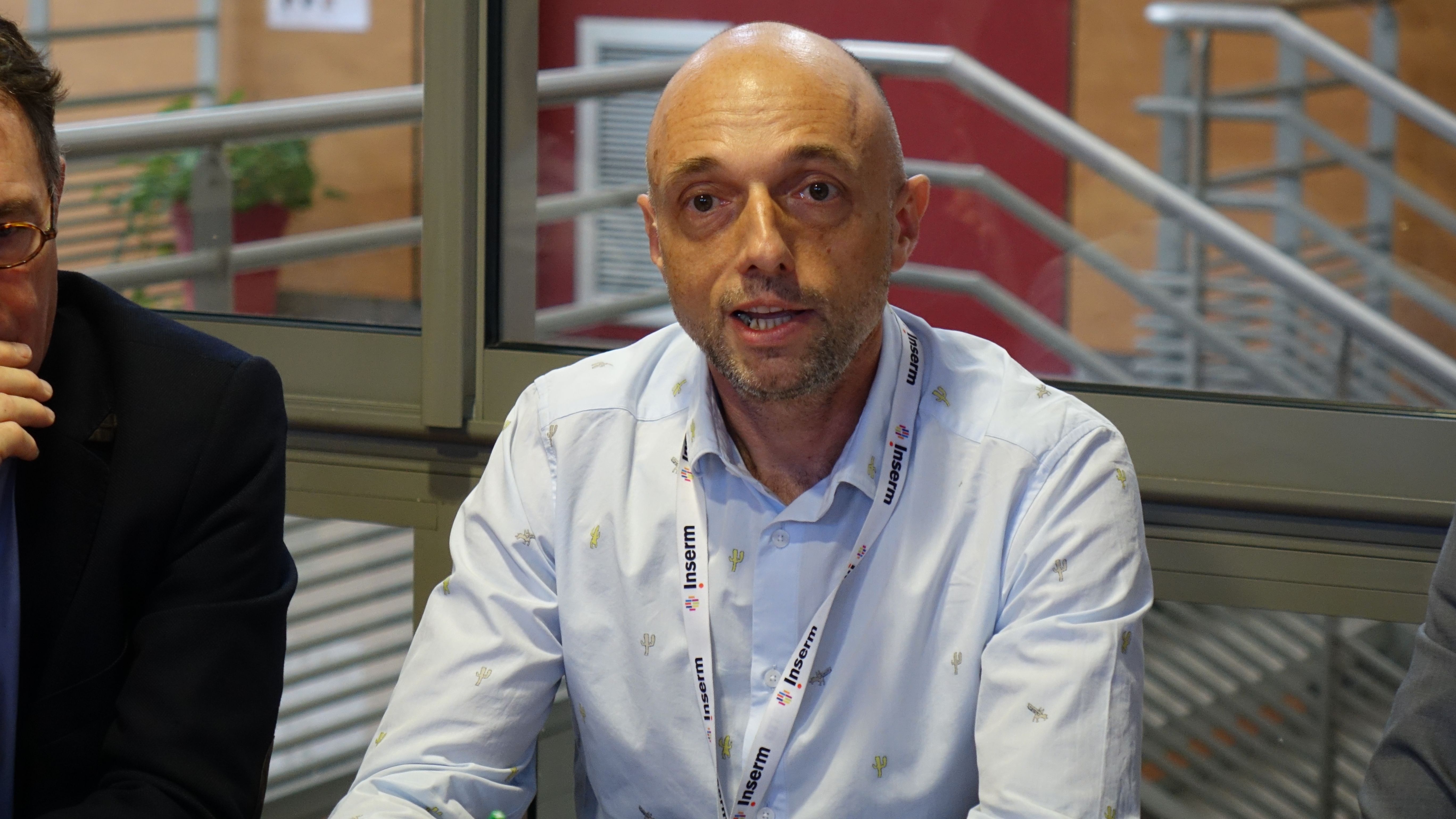 Visite du PDG de l'INSERM