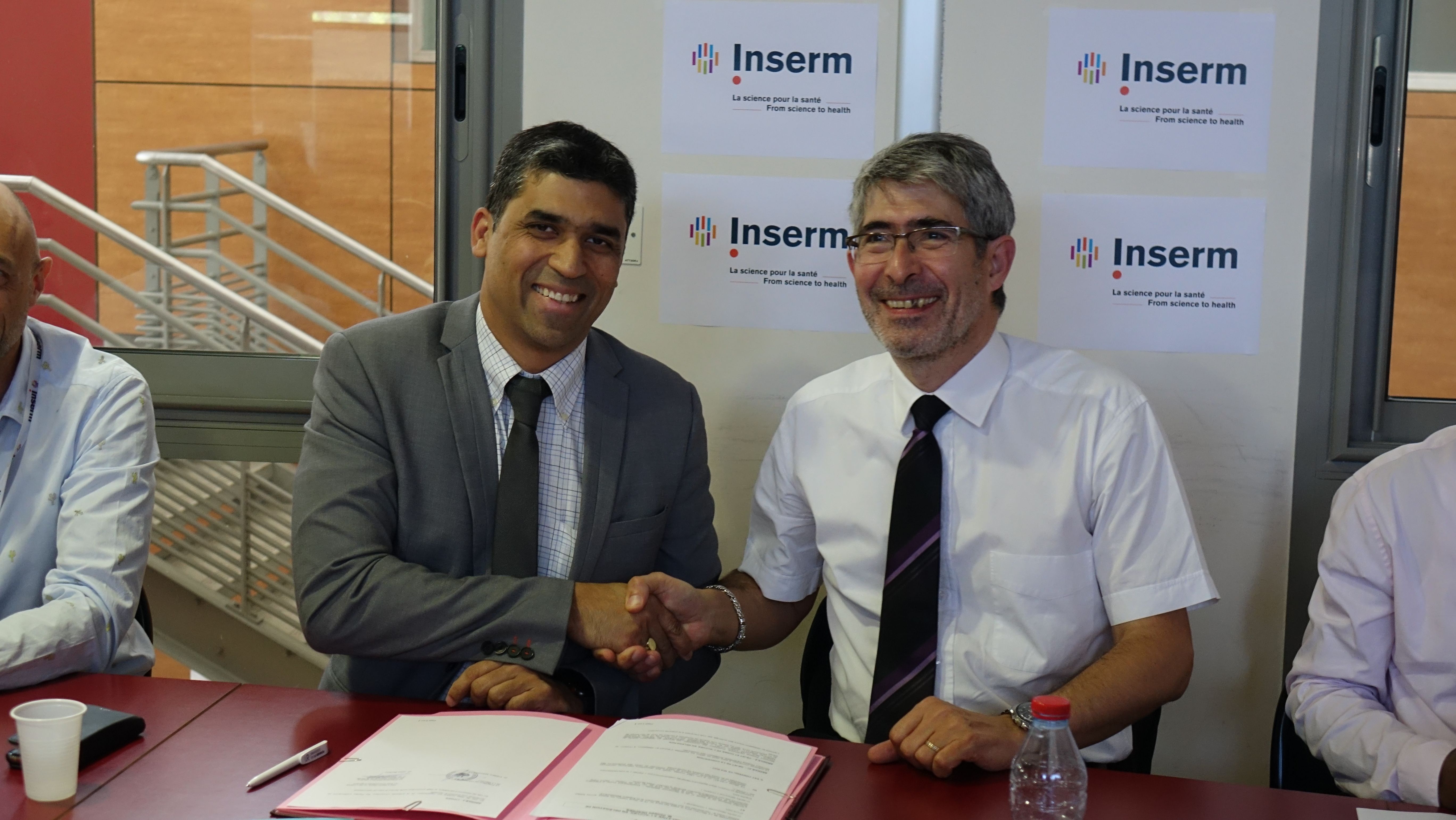Visite du PDG de l'INSERM