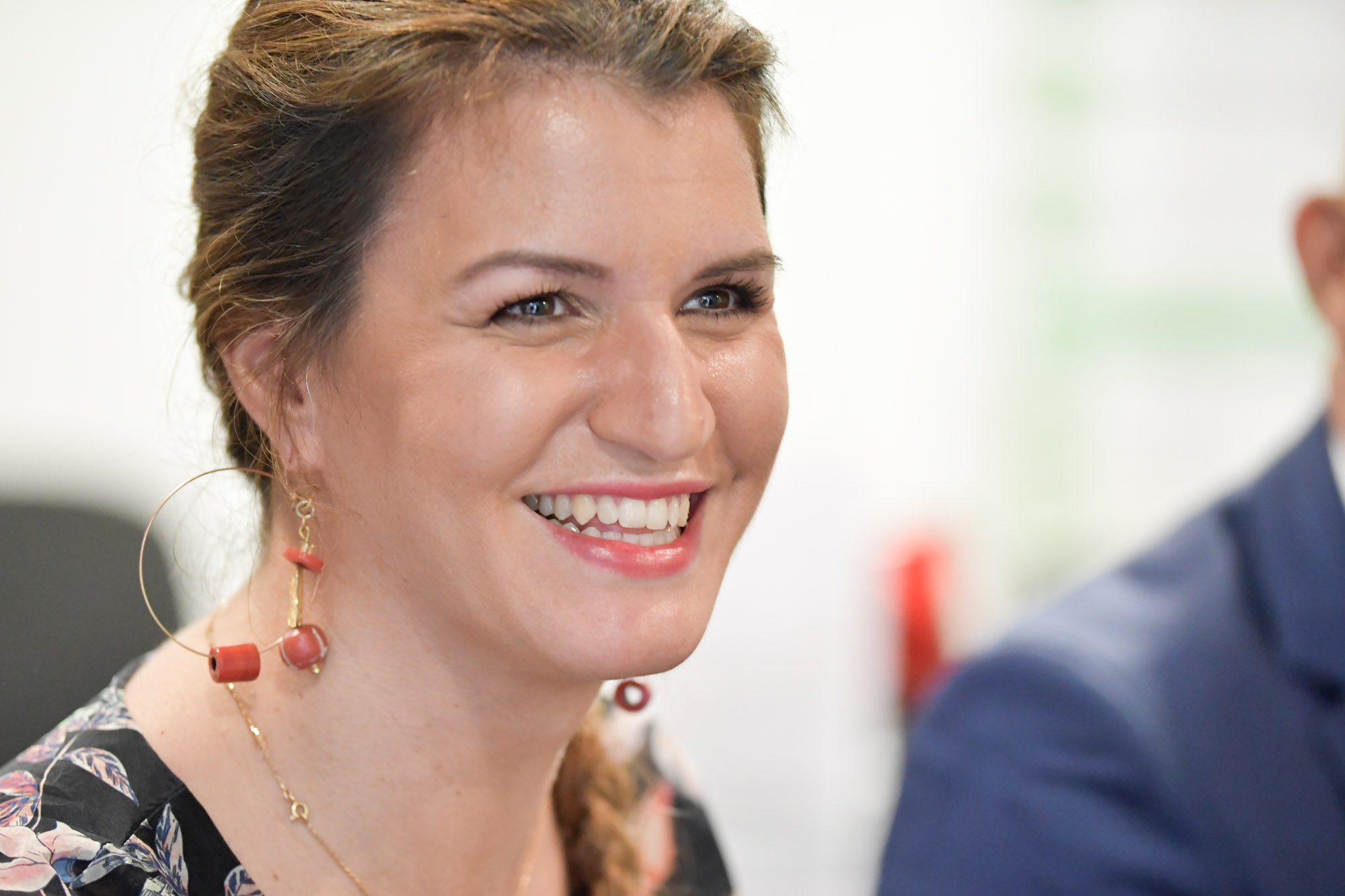 ?Marlène Schiappa en visite à la Kaz Famnbrik