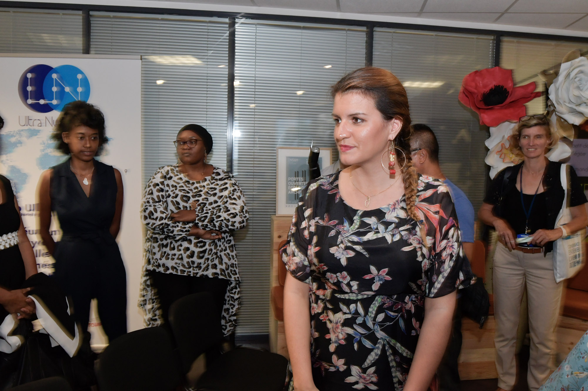 ?Marlène Schiappa en visite à la Kaz Famnbrik