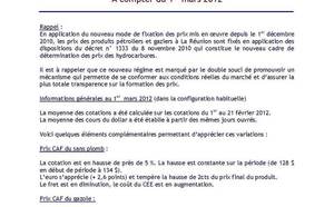 1,58€/ l d'essence, 1,21€/l de gazole à compter d'aujourd'hui