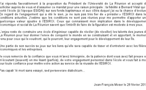 J-F Moser démissionne de la présidence de l'école d'ingénieurs de l'université
