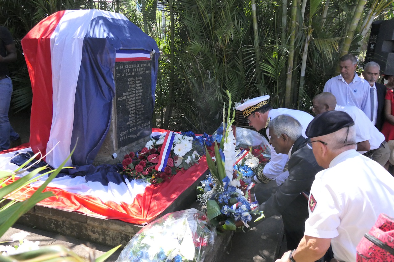 L’Armistice du 11 Novembre 1918 célébré à La Saline