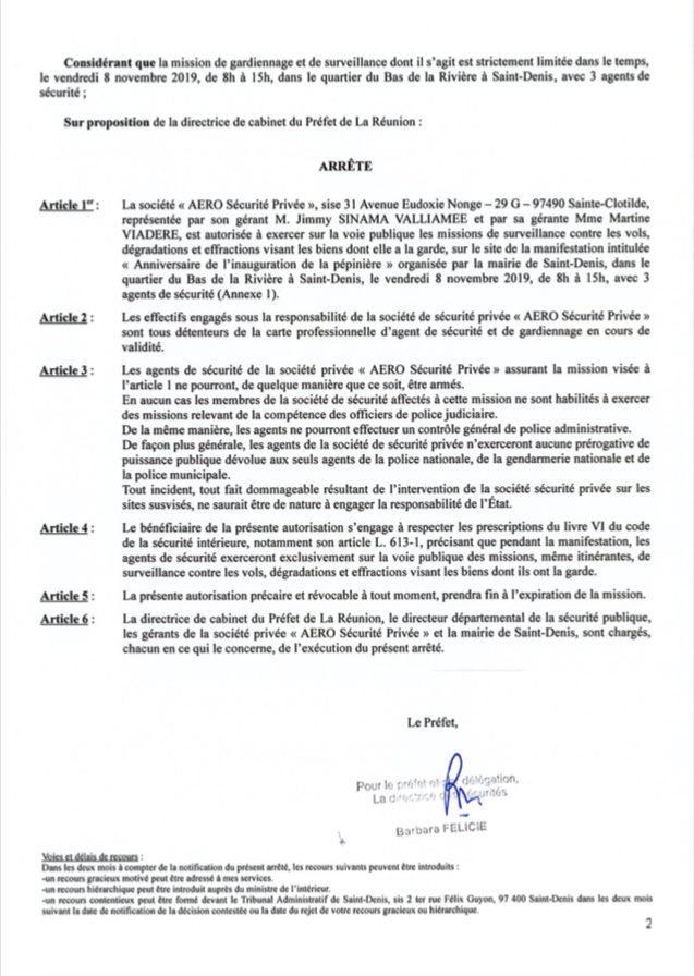 [Pierrot Dupuy] Et pendant ce temps-là à la mairie de St-Denis, les affaires continuent...