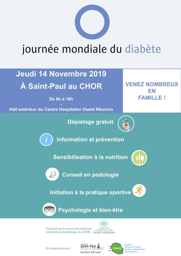 Un “Village Santé” au CHOR à l’occasion de la Journée Mondiale du diabète le jeudi 14 novembre