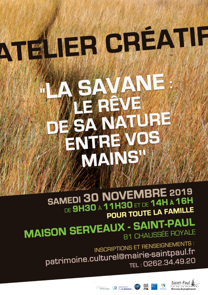 Laissez l’artiste en vous s’exprimer ! Participez à l’atelier créatif “La Savane : le rêve de sa nature entre vos mains”!