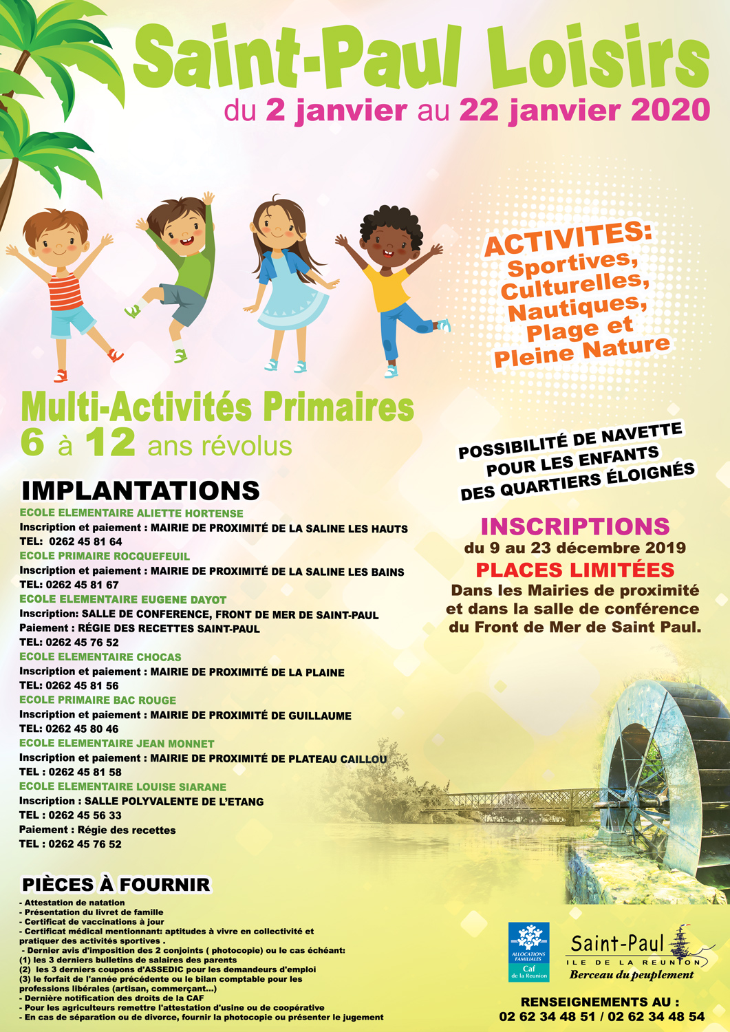 Les vacances approchent ! Les inscriptions pour les ALSH démarrent le 9 décembre 2019 !