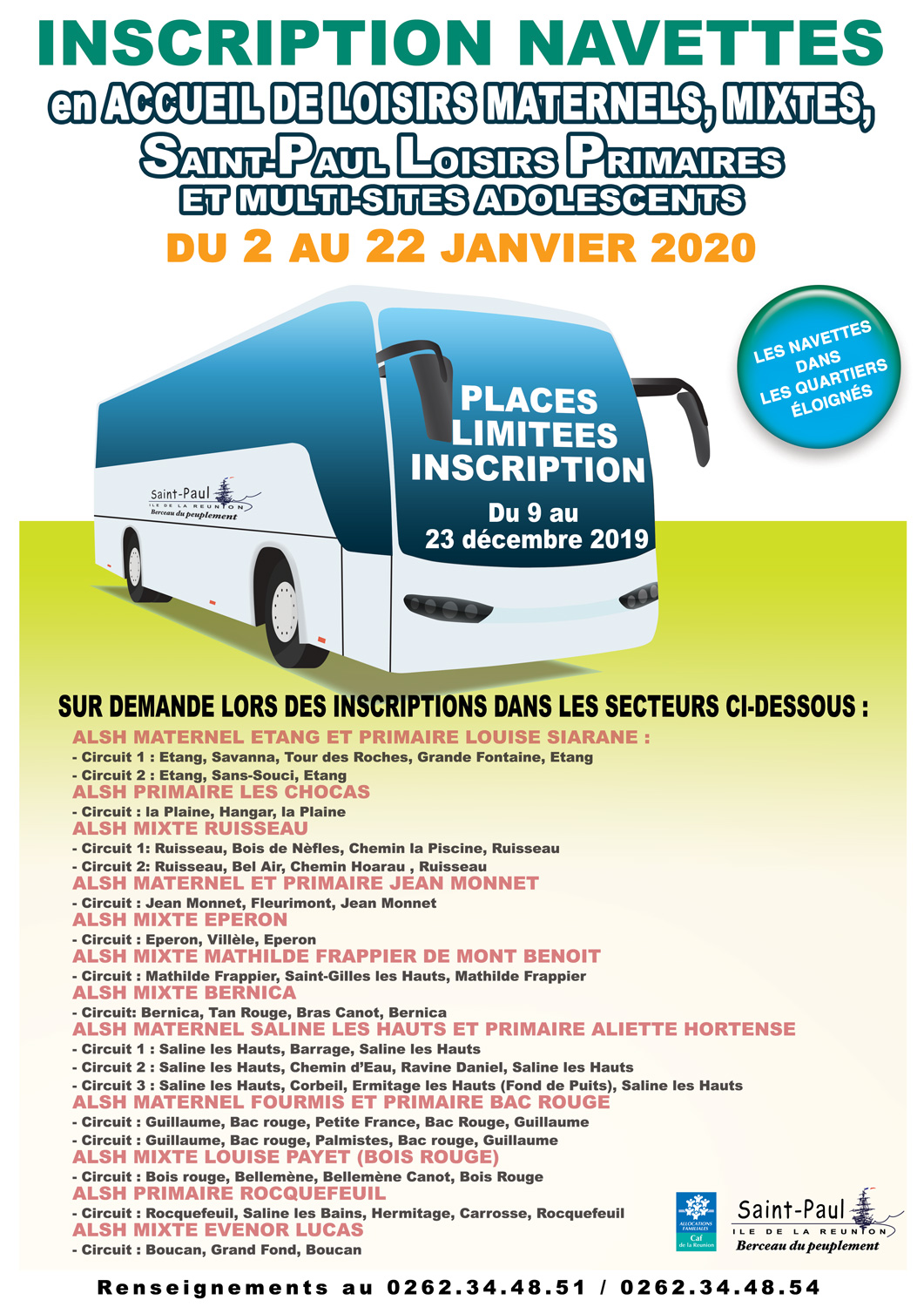 Les vacances approchent ! Les inscriptions pour les ALSH démarrent le 9 décembre 2019 !