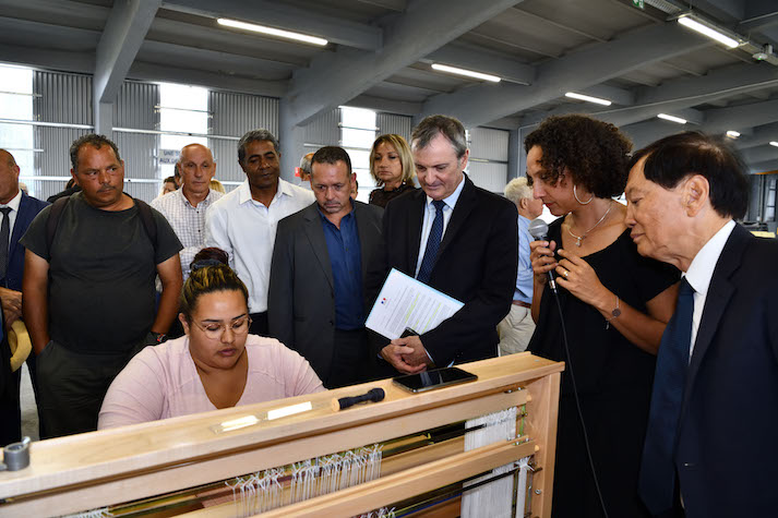 Visite préfectorale de la ZAE Les Palmiers et de la recyclerie de la Plaine des Cafres