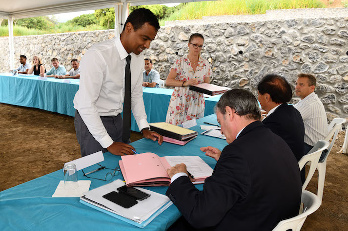 Visite préfectorale de la ZAE Les Palmiers et de la recyclerie de la Plaine des Cafres