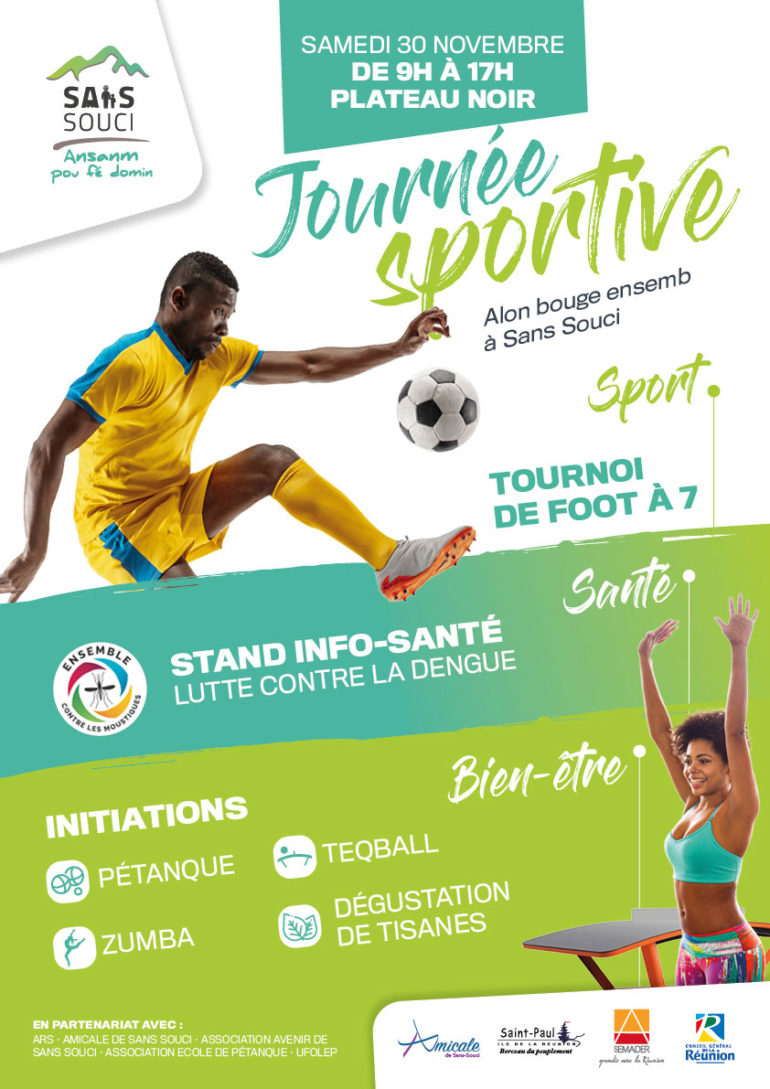 Une journée sportive Alon bouge ensemb à Sans Souci