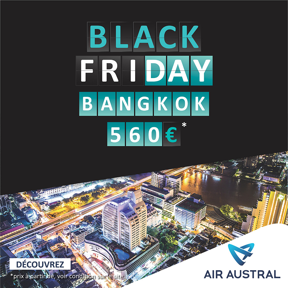 Promos Black Friday Air Austral : 7 destinations à prix sensationnels