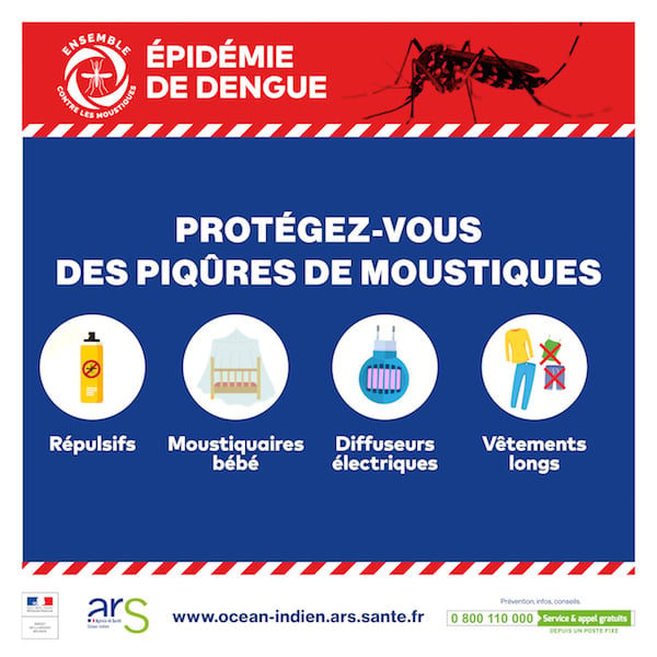 Dengue: 7 nouveaux cas confirmés en une semaine, une nouvelle vague épidémique redoutée