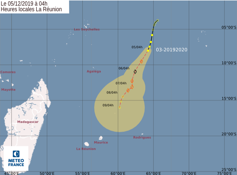 [Météo France] menace cyclonique potentielle pour Mayotte, Comores et Nord Mada en fin de semaine