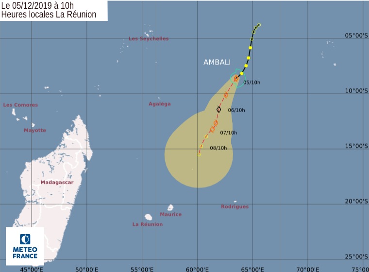 [Météo France] AMBALI première tempête tropicale baptisée de la saison