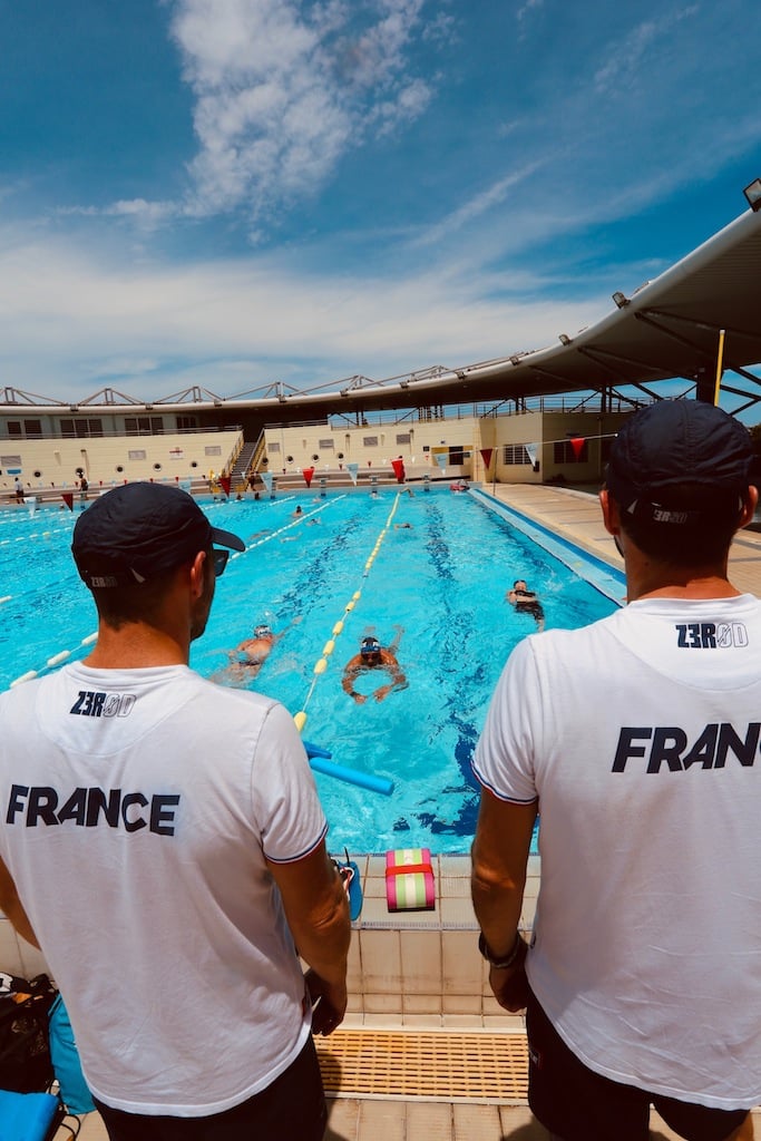 L’équipe de France de paratriathlon s’est entraînée à Saint-Paul
