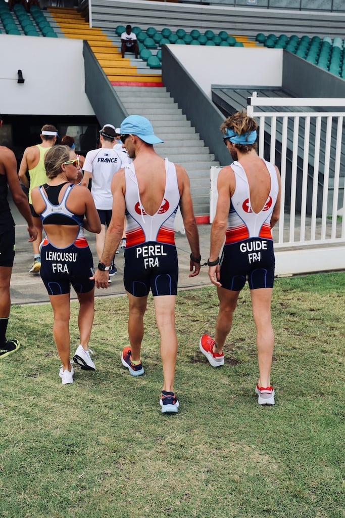L’équipe de France de paratriathlon s’est entraînée à Saint-Paul