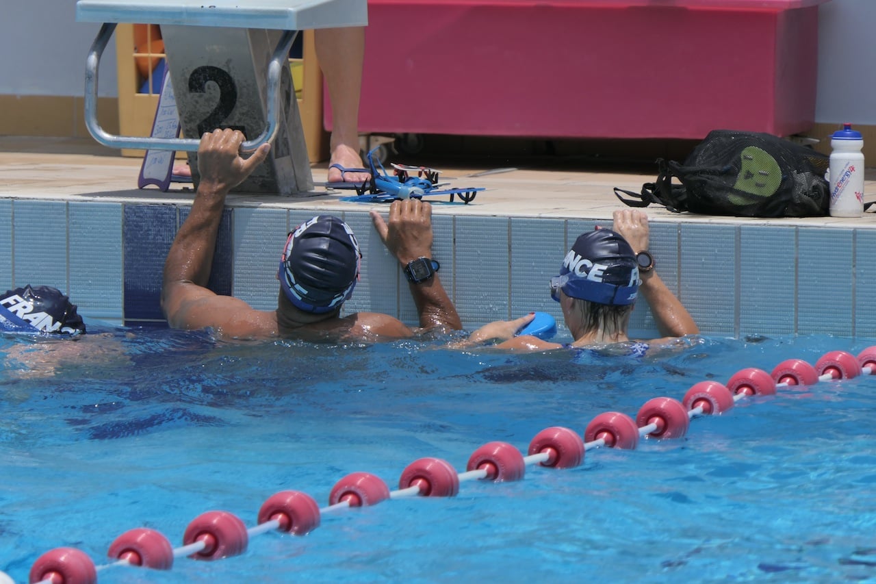 L’équipe de France de paratriathlon s’est entraînée à Saint-Paul