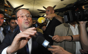 Retour en images sur l'arrivée de François Hollande