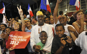 Retour en images sur l'arrivée de François Hollande