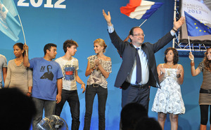 Retour en images sur l'arrivée de François Hollande