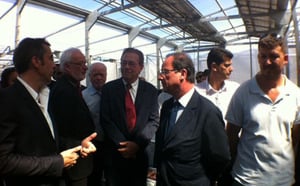 Claude Hoarau et Saint-Louis accueillent le candidat socialiste