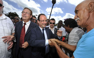 Retour en images sur la visite de F. Hollande à Saint-Louis