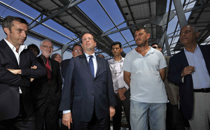 Retour en images sur la visite de F. Hollande à Saint-Louis