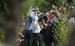 Retour en images sur la visite de F. Hollande à Saint-Louis