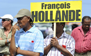 Retour en images sur la visite de F. Hollande à Saint-Louis