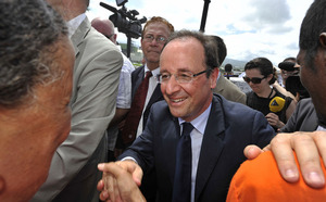 Retour en images sur la visite de F. Hollande à Saint-Louis