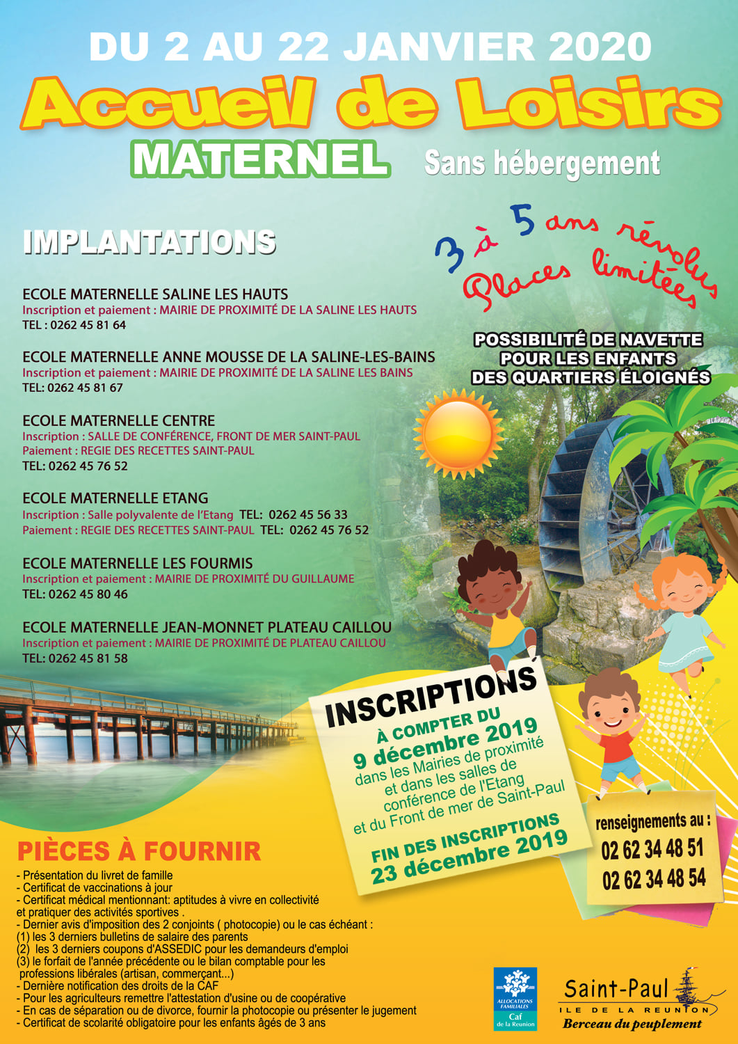 Les inscriptions pour les ALSH démarrent ce lundi 9 décembre !