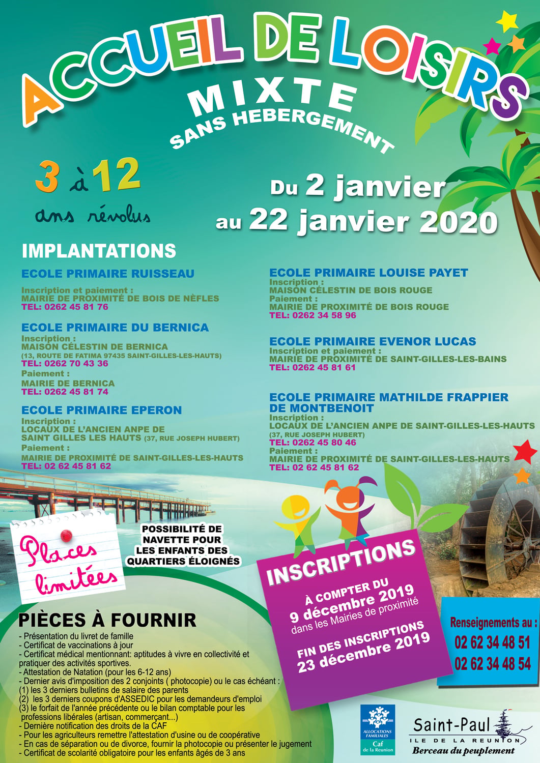 Les inscriptions pour les ALSH démarrent ce lundi 9 décembre !