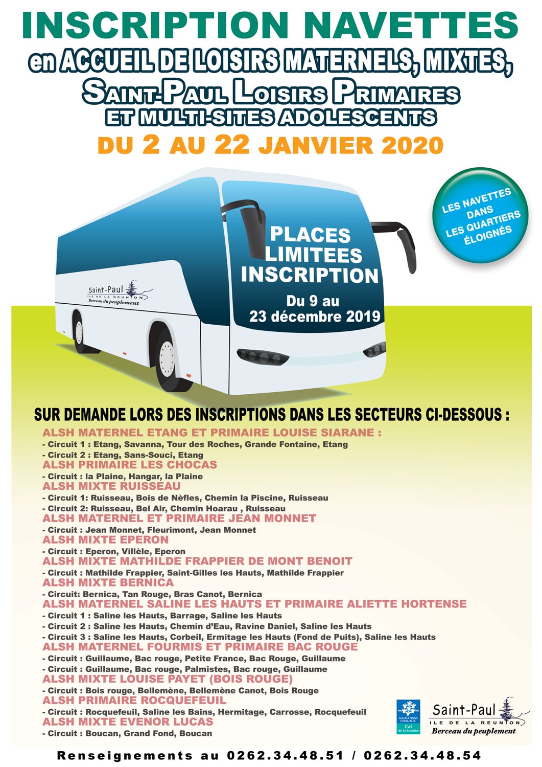 Les inscriptions pour les ALSH démarrent ce lundi 9 décembre !