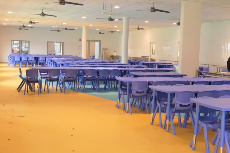 Les élèves découvrent leur future école rue Pothier