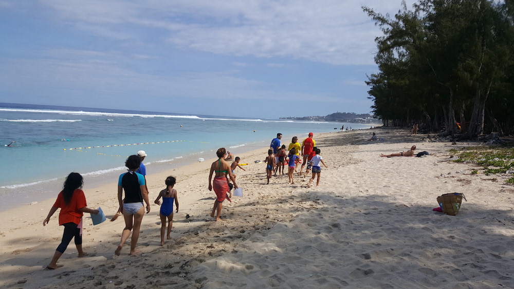 Présentation du projet “Natation scolaire dans le lagon”