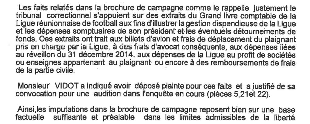 Alex Augustine relance la plainte de Noël Vidot contre Yves Ethève