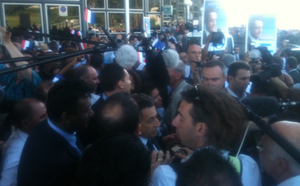 Nicolas Sarkozy est arrivé à la Réunion