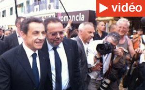 Bain de foule de Nicolas Sarkozy à Saint-Pierre
