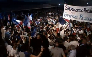 Images du meeting de Nicolas Sarkozy