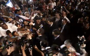 Images du meeting de Nicolas Sarkozy