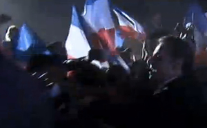 Images du meeting de Nicolas Sarkozy