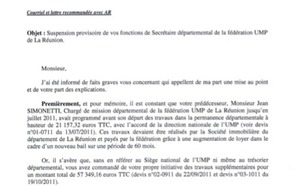 Après avoir perdu son poste de secrétaire départemental, Yves Ferrières viré de l'UMP