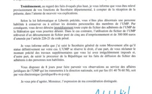 Après avoir perdu son poste de secrétaire départemental, Yves Ferrières viré de l'UMP