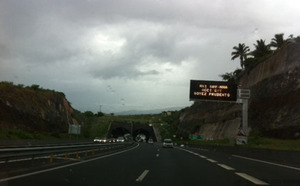 Accrochage sur la route digue de Saint-Paul